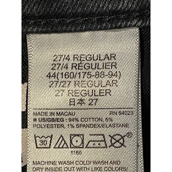 Gap jeans womens 4 27 x 26 vintage slim mid rise 27 gray black - Picture 9 of 10